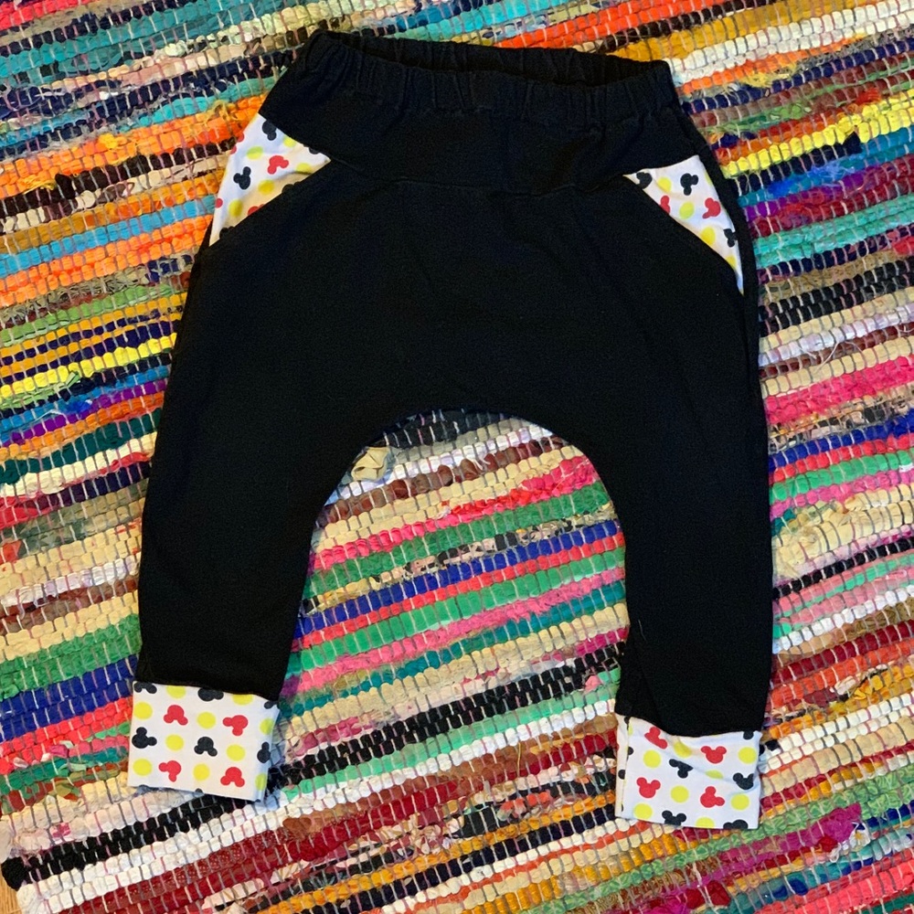 Hank & Lolo Mickey Mouse Harem Pants sz 2T